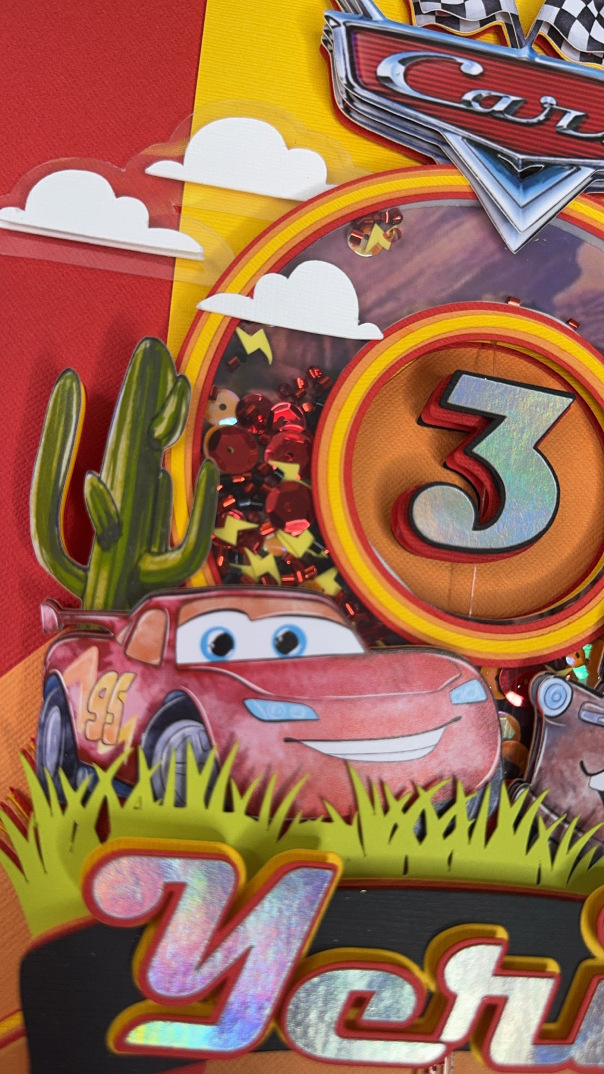 Cars cake topper