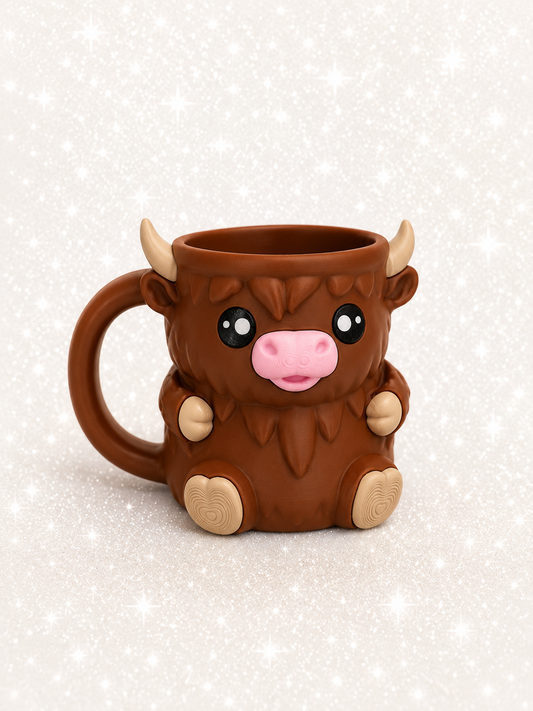 Highland cow holder